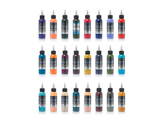 Dynamic Tattoo Ink Set -3 (Fire Red, Lavander, Black) (1oz) : .in:  Beauty