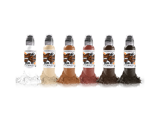  World Famous Flower Set Tattoo Ink, Vegan and Professional Ink,  Made in USA, Ryan Smith Flower Color (Set of 8), 1oz : Beauty & Personal  Care