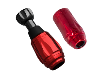 Stigma Comfy Click Grip - Backstem - Red - オフィス用品
