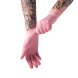Box of 100 Saferly Pink Nitrile Gloves