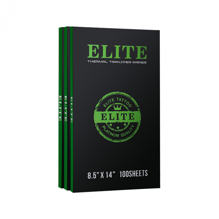Elite Pocket S6 USB Thermal Printer & Box of 100 Elite Thermal Transfer Paper (8.5" x 14")
