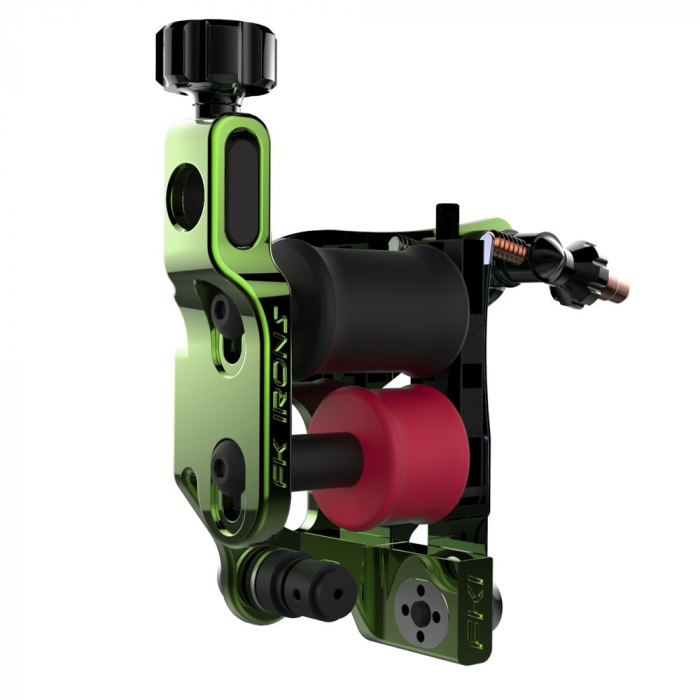 FK Irons AL13 Galaxie III Aluminium Tattoo Machine in Kryptonite