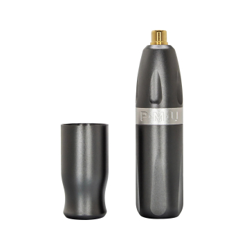 REFURBISHED - Bishop PMU Pen - Grey with Silver Spline - 3.5mm Stroke