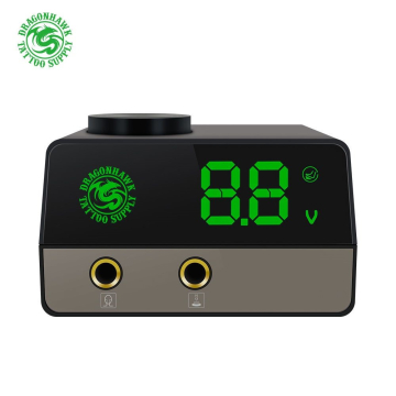 REFURBISHED - Dragonhawk Dual Mode Tattoo Power Supply (EU Leads)