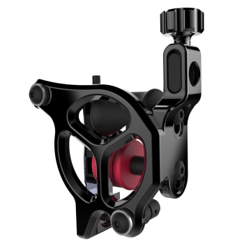 FK Irons AL13 Galaxie III Tattoo Machine - Aircraft Aluminium, Black