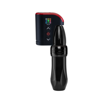 FK Irons Spektra Xion Rotary Machine in Stealth & Darklab Lightning Bolt Wireless RCA Battery Pack - Single Pack Bundle FK Irons Spektra Xion Rotary Machine in Stealth & Darklab Lightning Bolt Wireless RCA Battery Pack - Single Pack Bundle