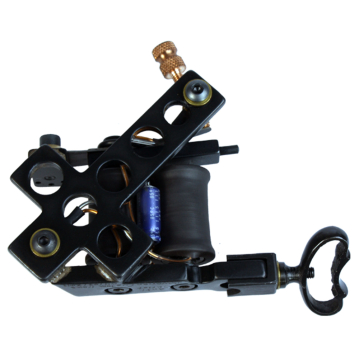 Bavarian Custom Irons Antichrist Tattoo Machine - B+G Shader Bavarian Custom Irons Antichrist Tattoo Machine - B+G Shader