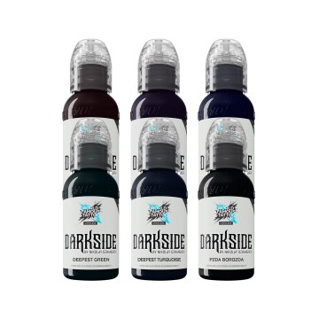 World Famous Limitless Tattoo Ink - Nikolay Dzhangirov Darkside Set - 6x 30ml - Reduced