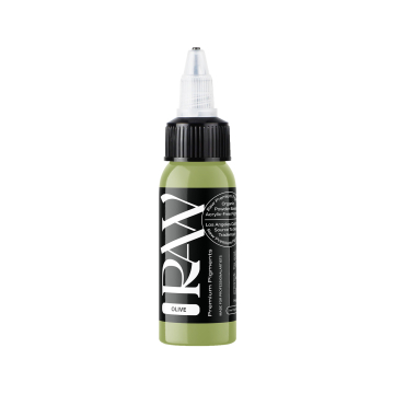 Raw Premium Pigments - Olive Tattoo Ink 30ml