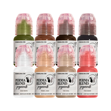Perma Blend - Areola Kit - Complete Set of 8 x 15ml