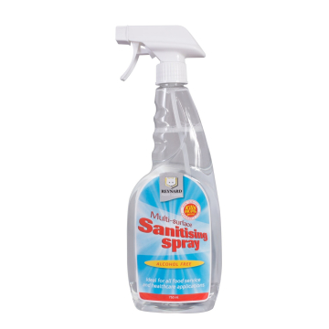 Reynard Multi-Surface Sanitising Spray - Alcohol + Fragrance Free 750ml Reynard Multi-Surface Sanitising Spray - Alcohol + Fragrance Free 750ml