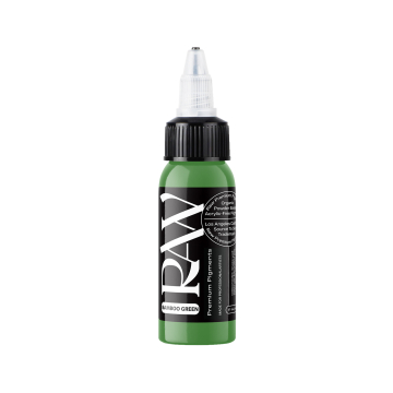 Raw Premium Pigments - Bamboo Green Tattoo Ink 30ml