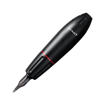 REFURBISHED - Dragonhawk Mast Pen Tattoo Machine - Black