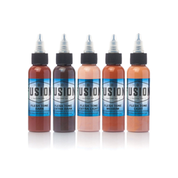 Complete Set of 5 Fusion Ink Flesh Tones