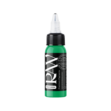 Raw Premium Pigments - Hulk Green Tattoo Ink 30ml
