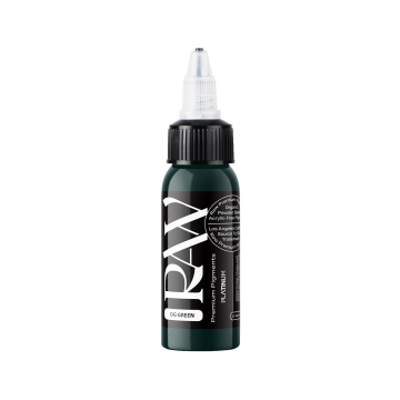 Raw Premium Pigments - OG Green Tattoo Ink 30ml
