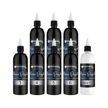 Complete Set of 8 Panthera Matteo Pasqualin - The Black Shading Collection 30ml
