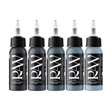 Raw Ink - Dom Brown Ominous Opaques Set - 5x 30ml (1oz)
