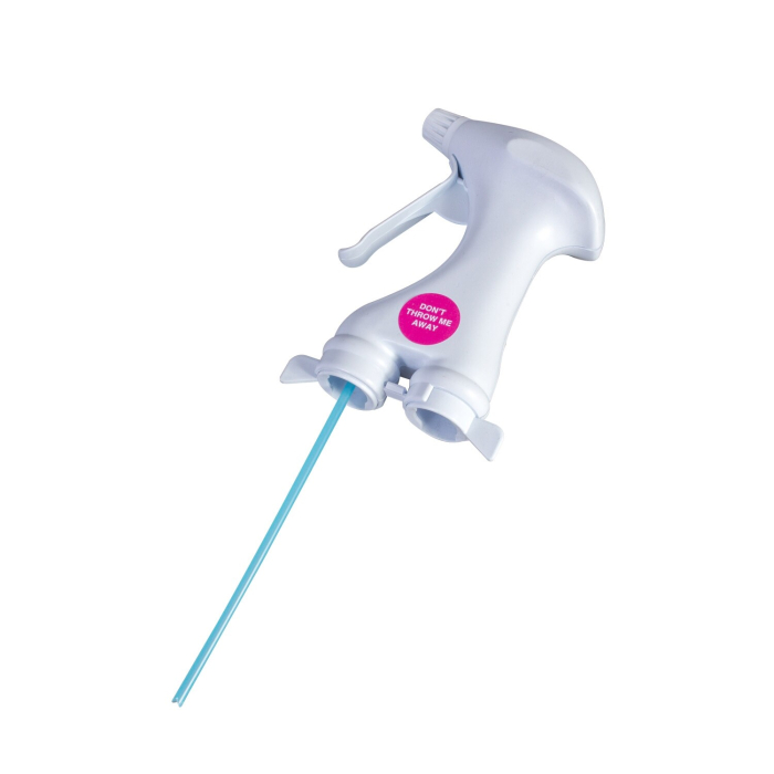 Tristel Jet For Surfaces replacement jet head with blue nozzle and white trigger handle.