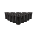Pack of 100 Black Plastic Rinse Cups