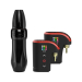 FK Irons Spektra Xion Rotary Machine in Stealth & Darklab Lightning Bolt Wireless RCA Battery Pack - Double Pack Bundle