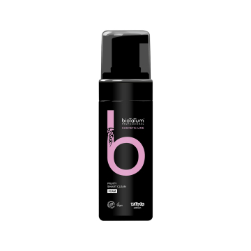 BioTaTum Smart Clean Foam 150ml black bottle for tattoo care