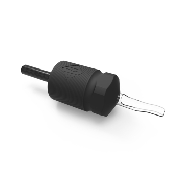 Box of 15 Black N Gold Legacy Carbon Fibre 30MM Disposable Tubes - Flat Open