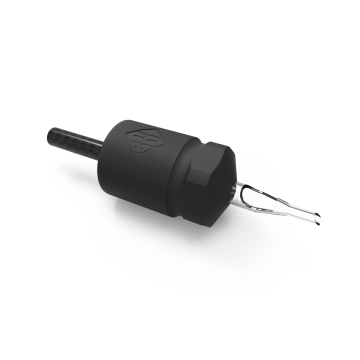 Box of 15 Black N Gold Legacy Carbon Fibre 30MM Disposable Tubes - Round Cutback