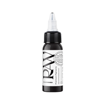 Raw Premium Pigments - Black Mamba Tattoo Ink 30ml