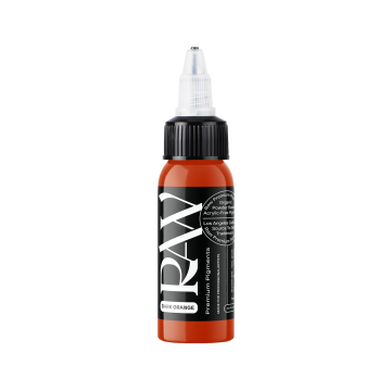 Raw Premium Pigments - Dark Orange Tattoo Ink 30ml