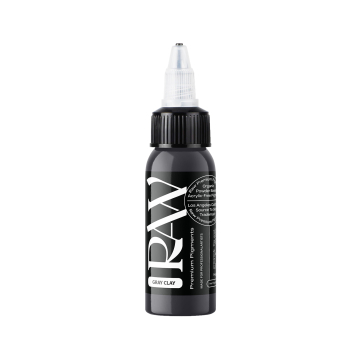 Raw Premium Pigments - Gray Clay Tattoo Ink 30ml