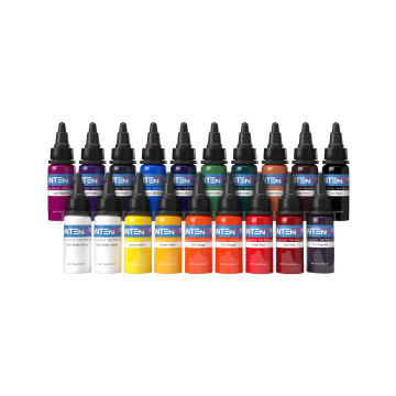 Complete Set of 19 Intenze Ink Basic Colours 30ml (1oz)