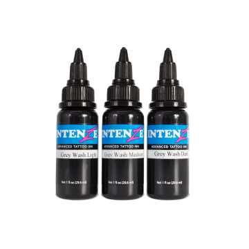 Set of 3 Intenze Ink Grey Wash Set 30ml (1oz)
