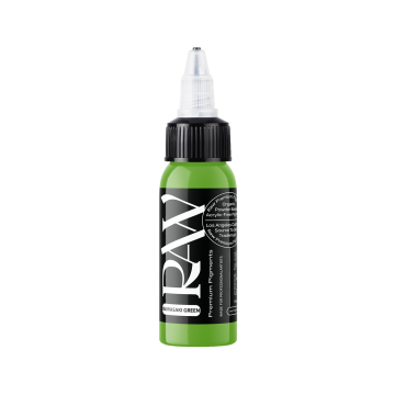 Raw Premium Pigments - Kawasaki Green Tattoo Ink 30ml