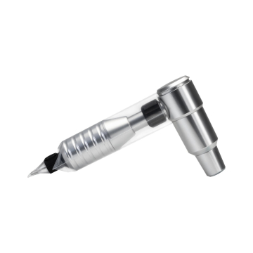 Killer Ink Barrier Grip Sleeve on tattoo machine for hand protection