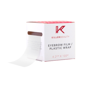 Killer Beauty Eyebrow Film plastic wrap roll in white box 4.2 cm by 100 meters