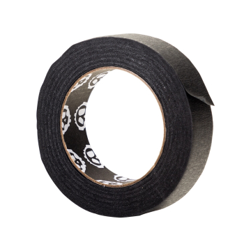 Killer Ink black adhesive tape roll 30mm by 50 meters on white background.