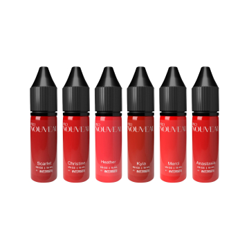 Pro Nouveau Pigments - Lips Collection Set 6x 15ml