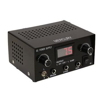 Mercury Dual Input Digital Tattoo Power Supply