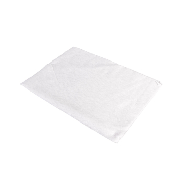 Single white paper wipe from Killer Ink pack for tattooing use isolated on white background
