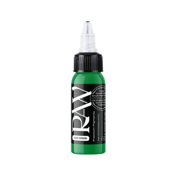 Raw Premium Pigments - Raw Green Tattoo Ink 30ml