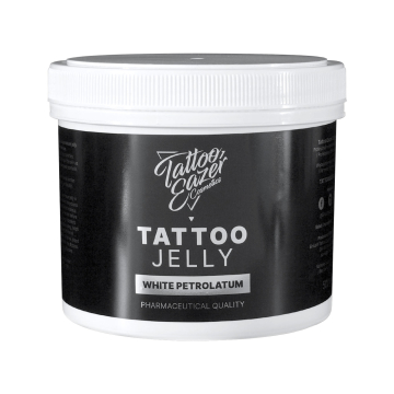 Tattoo Eazer Tattoo Jelly white petrolatum container for skin care