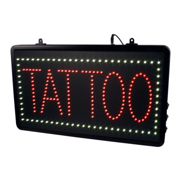 Chain Hangable Tattoo Parlour LED Studio Sign