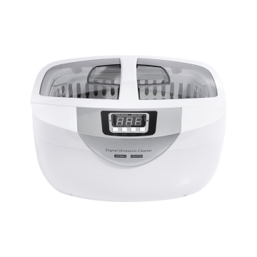 Ultrasonic Cleaner 2.5L with digital display and transparent lid UK adaptor