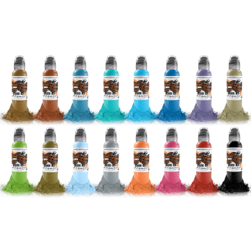 Complete Set of 16 World Famous Ink Sixteen Colour Set #2 30ml (1oz)