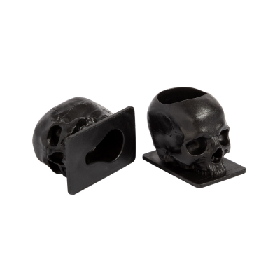 Bag of 200 Saferly Skull 16mm Ink Cups - Black