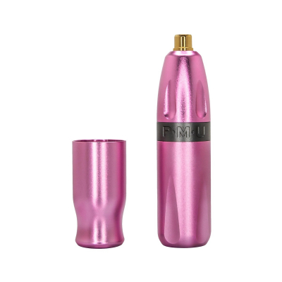 Bishop PMU Pen - Pink with Grey Spline - 2.5mm Stroke