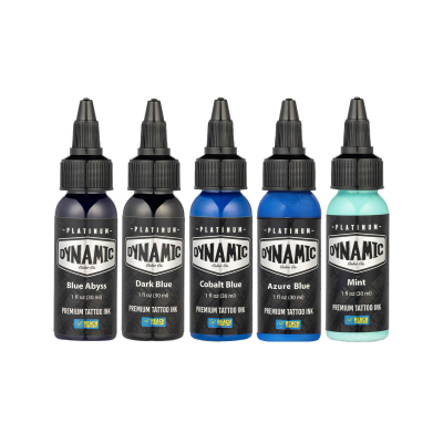 Platinum by Dynamic Tattoo Ink - Lagoon Set 5x 30 ml