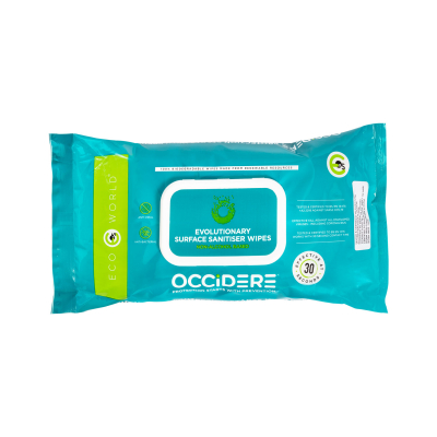 Eco World Non-Alcohol Surface Sanitiser Wipes - Pack of 80