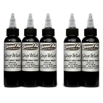 Eternal Ink - Gray Wash - Komplettset von 5 Farben